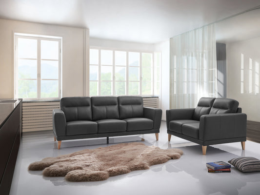 Athens Leather Sofa